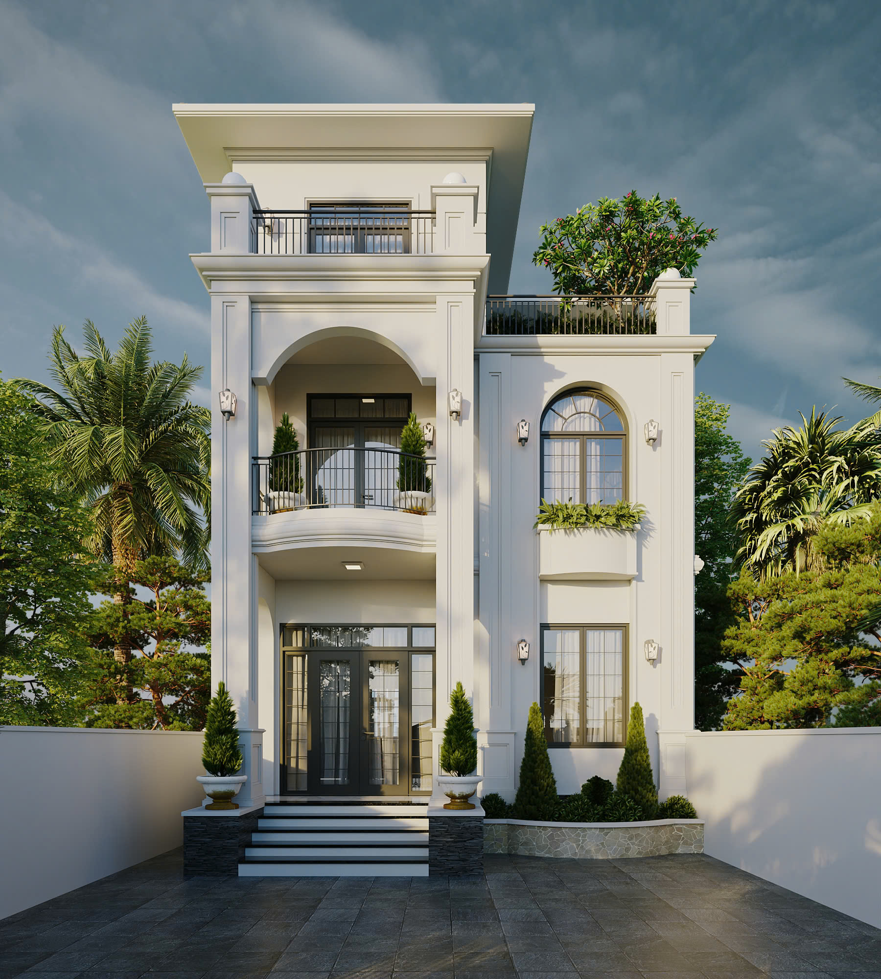 Mẫu ngôi nhà biệt thự 